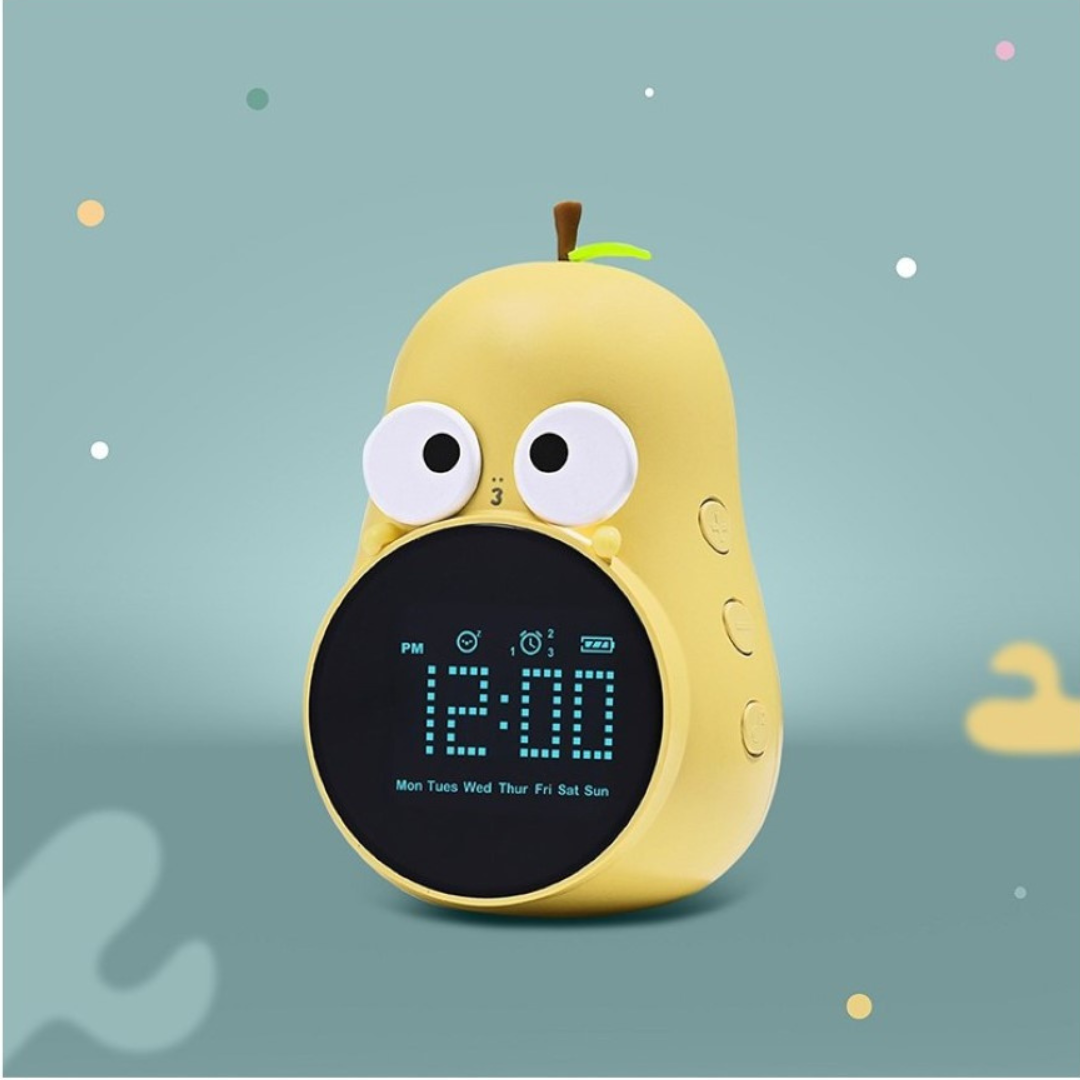 Alarm Clock Pear Yellow