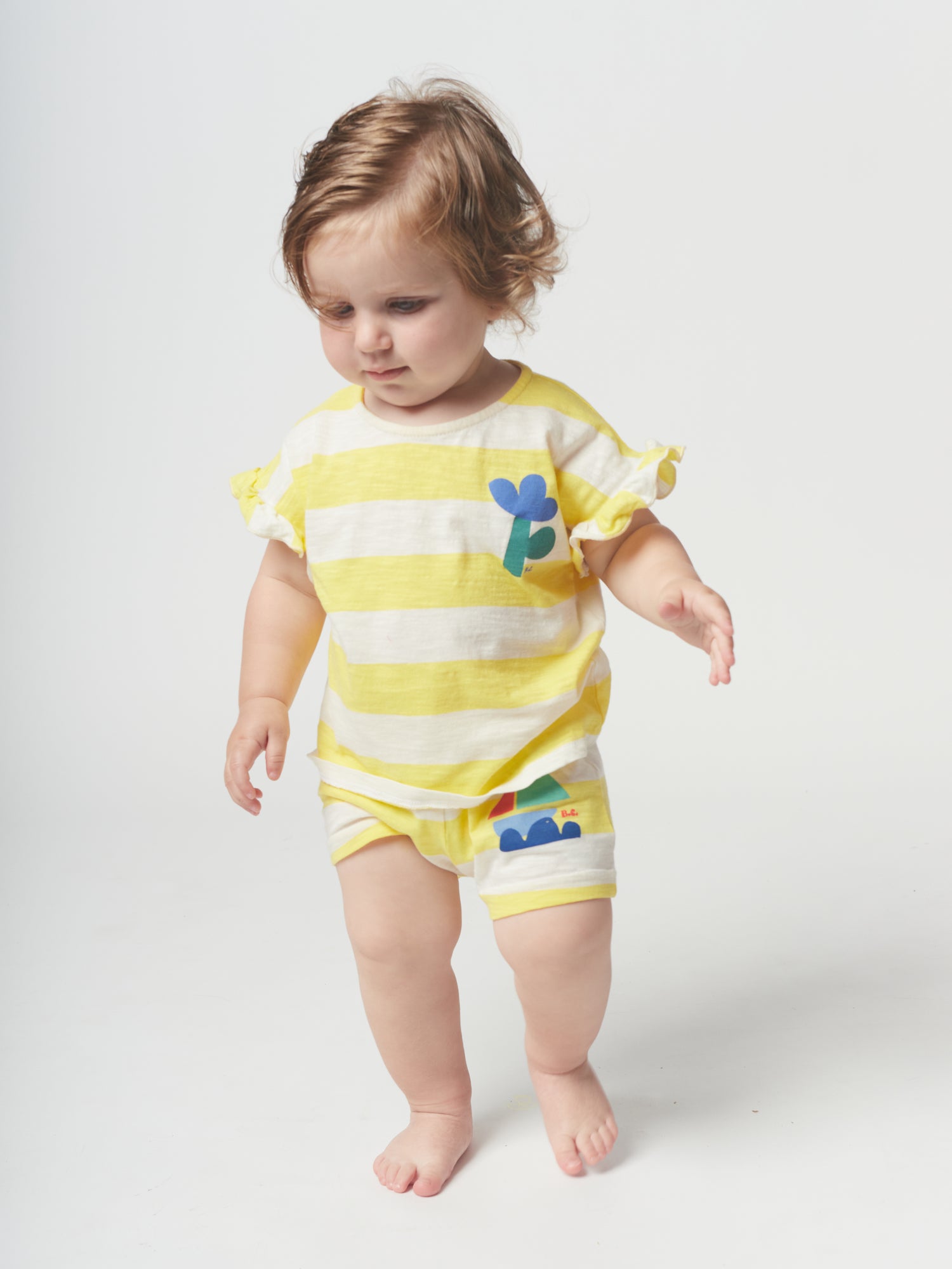 Baby Yellow Stripes shorts