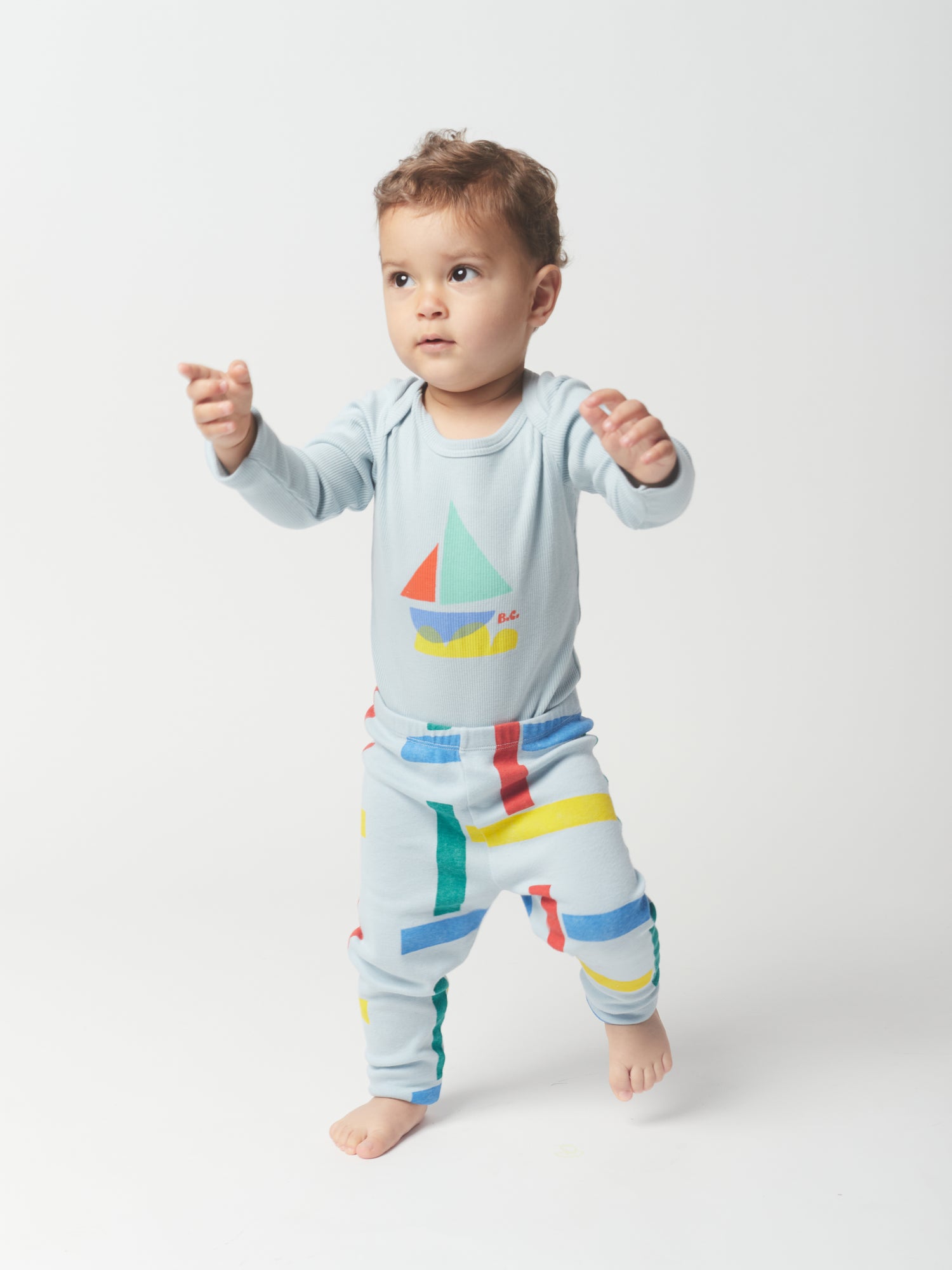 Baby Multicolor beacons all over leggings