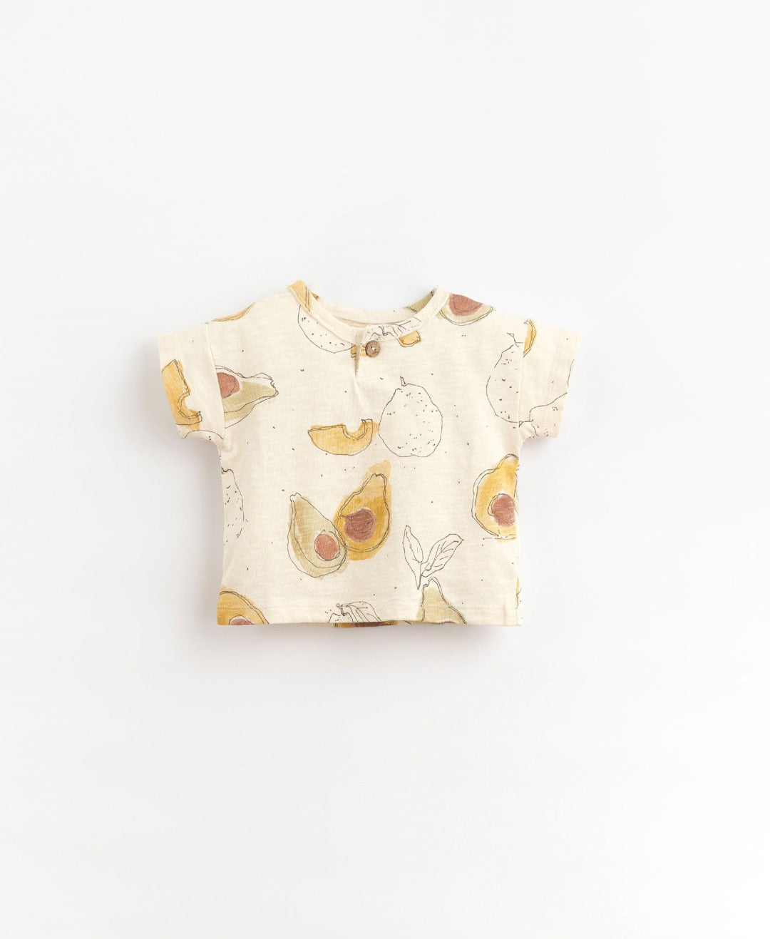 Baby Printed Flame Jersey T-shirt Karite Avocado Print van Play Up