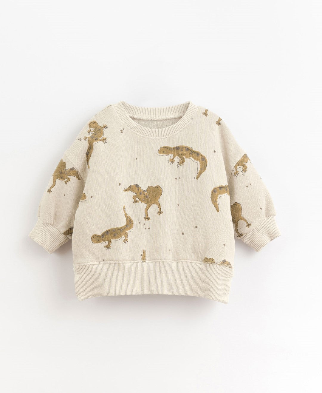 Baby Printed Fleece Sweater Luana Gecko Print van Play Up