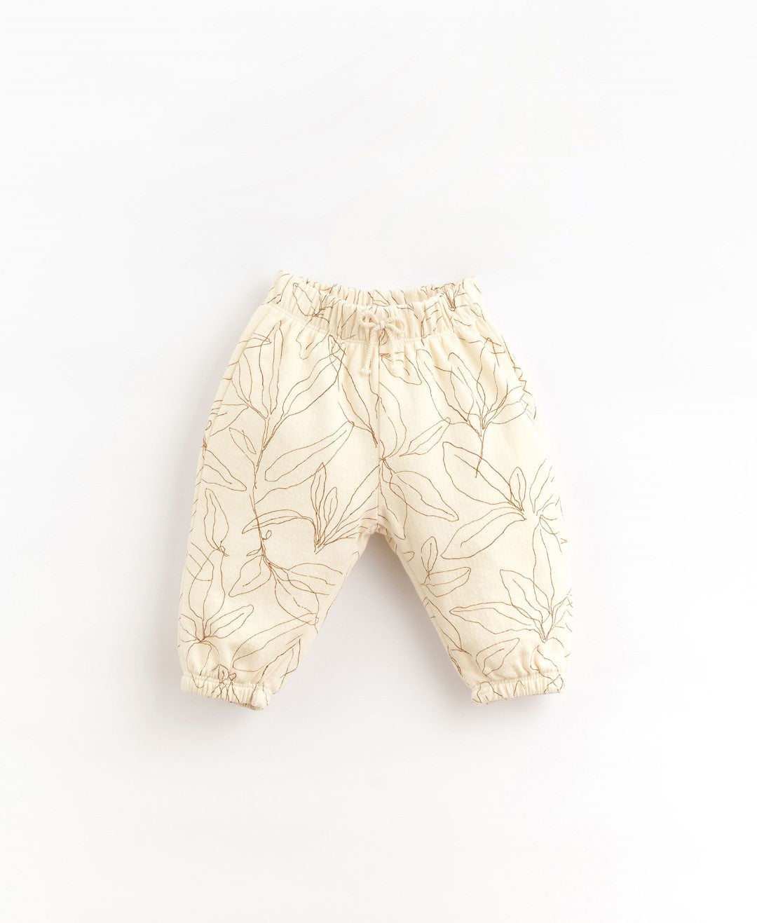 Baby Printed Jersey Trousers Karite Leaves Print