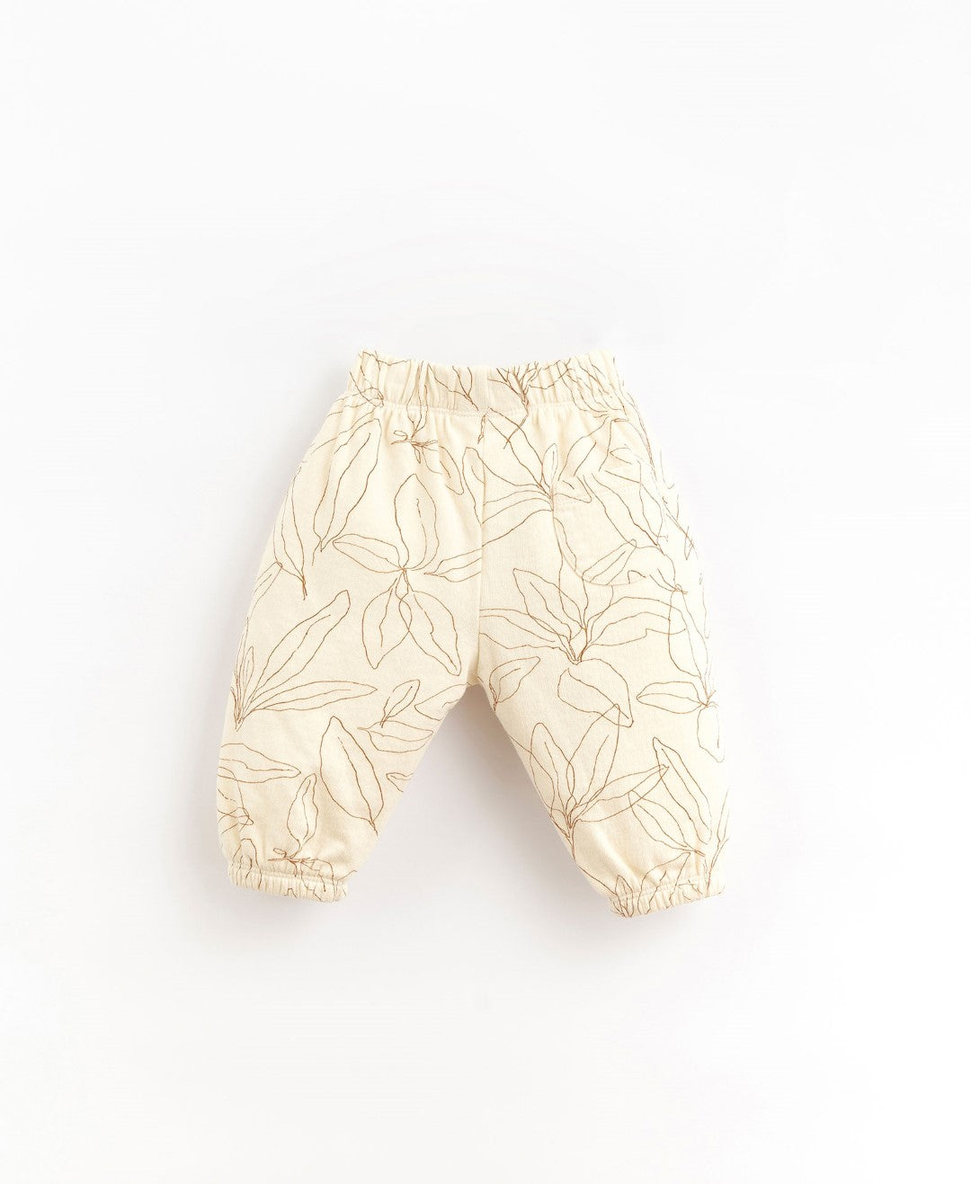 Baby Printed Jersey Trousers Karite Leaves Print van Play Up