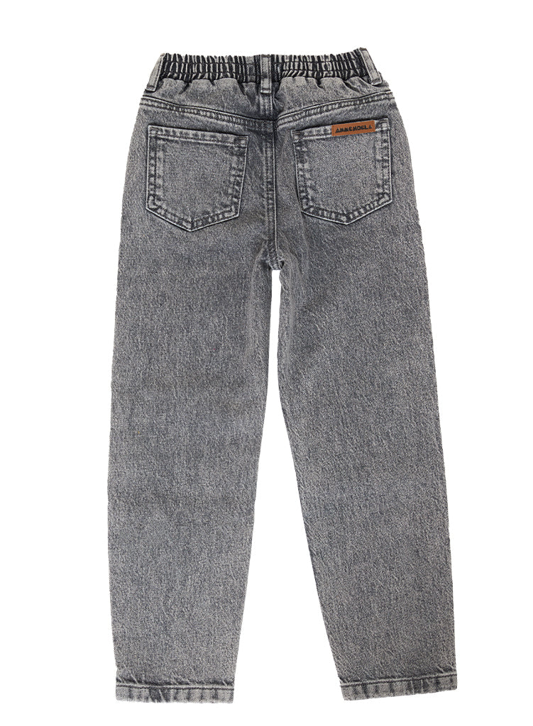 Pants Harleydnm Light Grey Washed Denim
