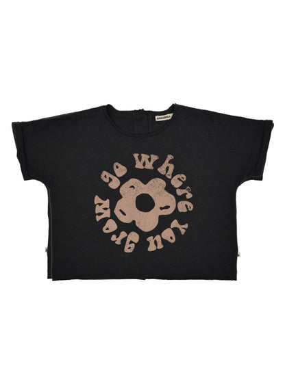 T-shirt Hippie Jet Black van Ammehoela