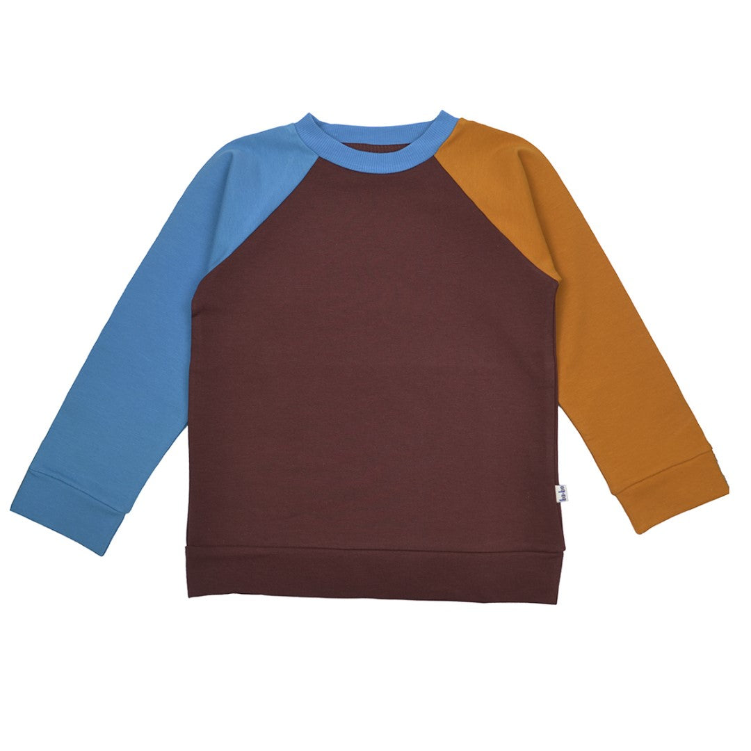 Bess Longsleeve Rum Raisin van Baba Kidswear