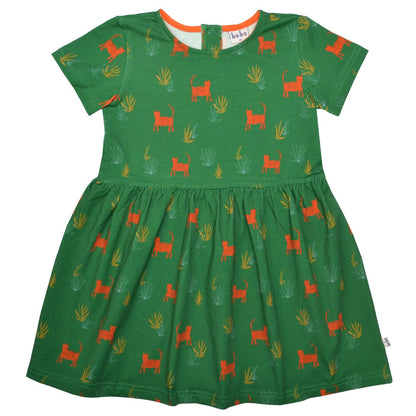 Coco D Dress Cat van Baba Kidswear