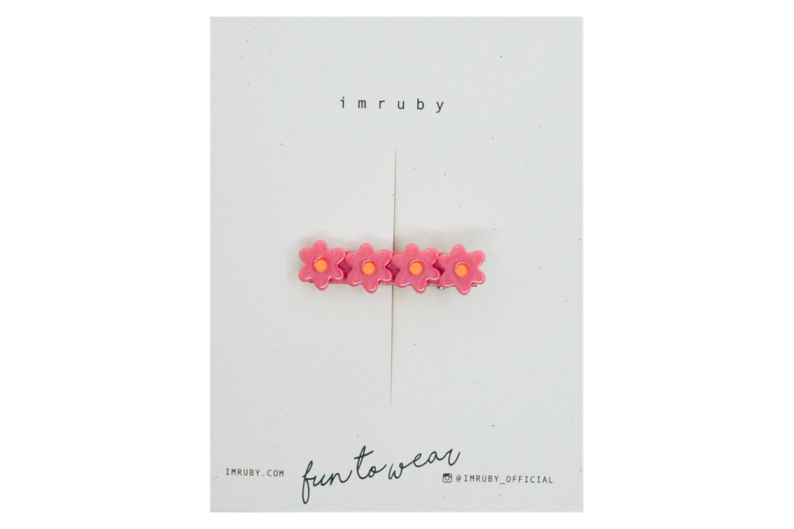 Imruby | Flower Clip Daria