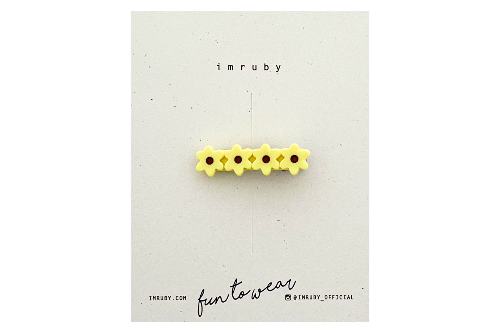 Imruby | Flower Clip Demi