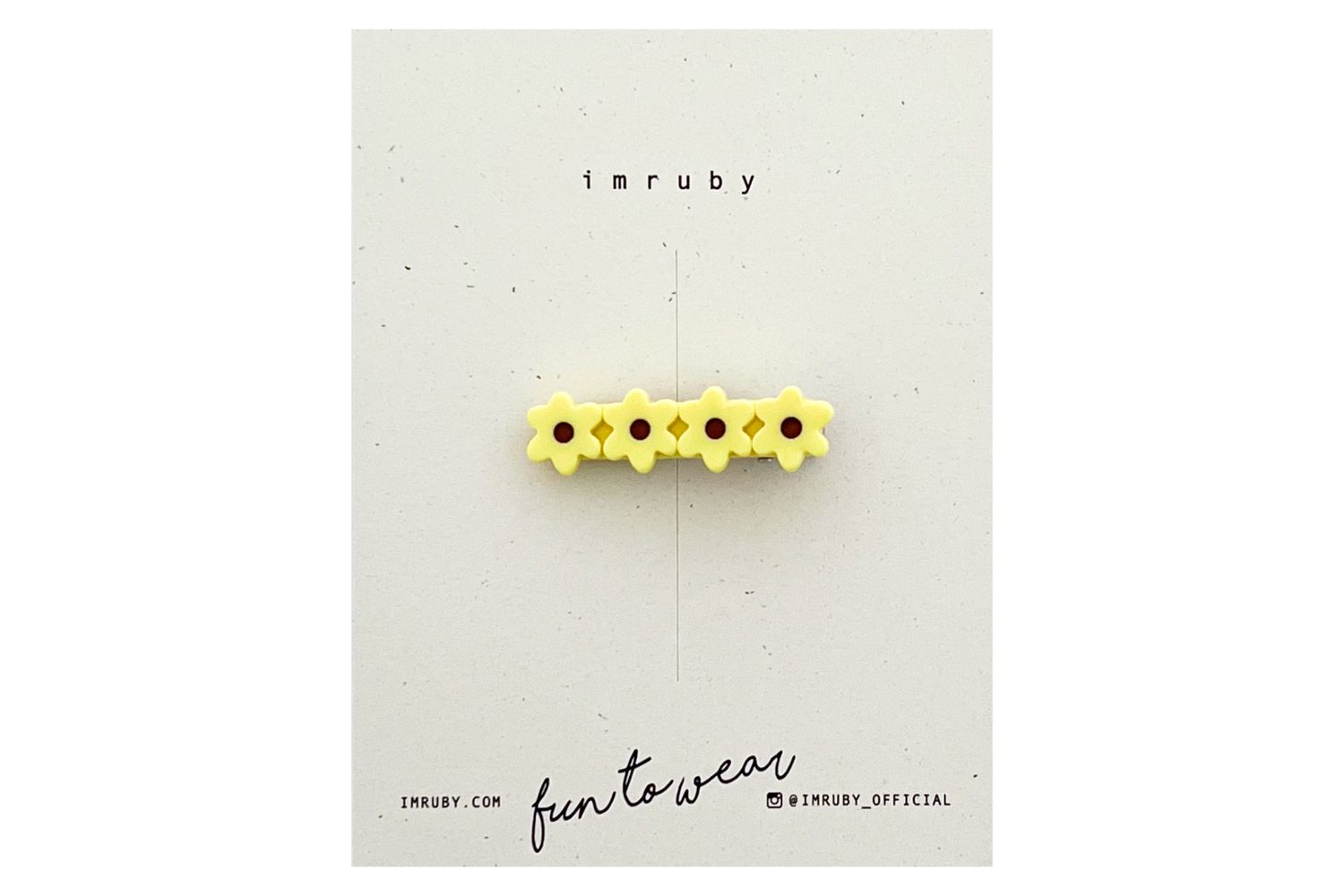 Imruby | Flower Clip Demi