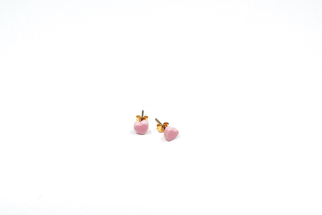 Imruby | Heart Stud Earrings Elle