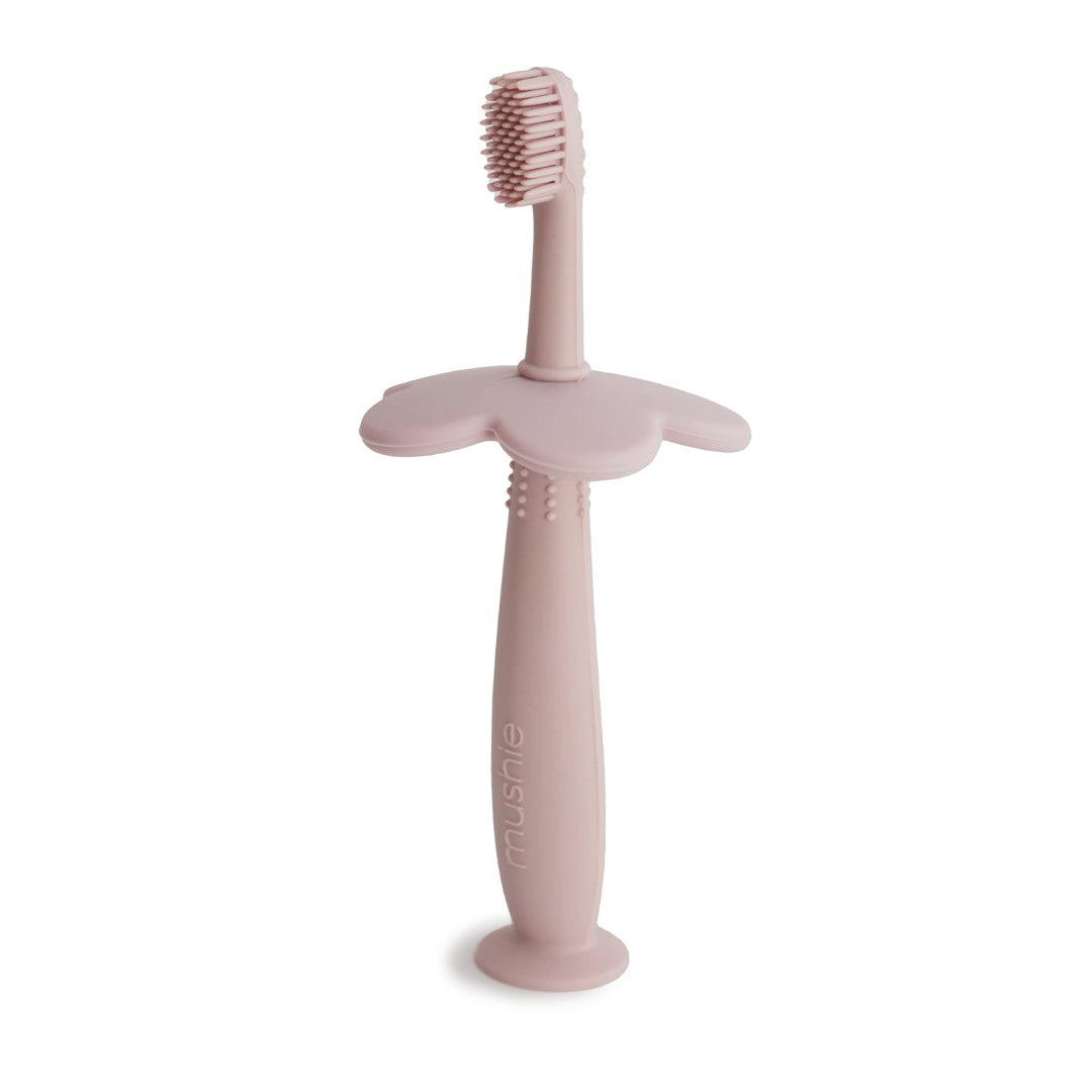 Mushie | Training Toothbrush Flower Blush