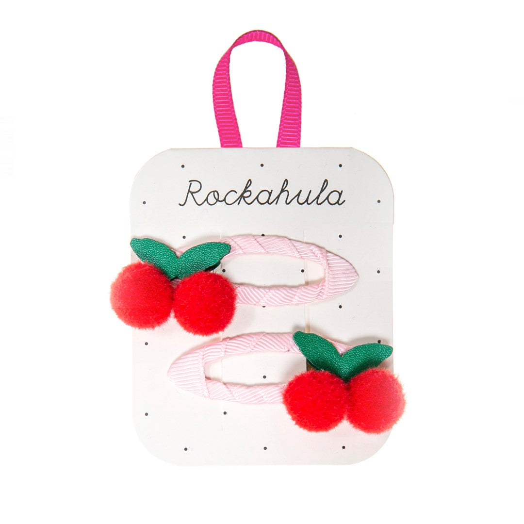 Rockahula | Sweet Cherry Pom Pom Clips