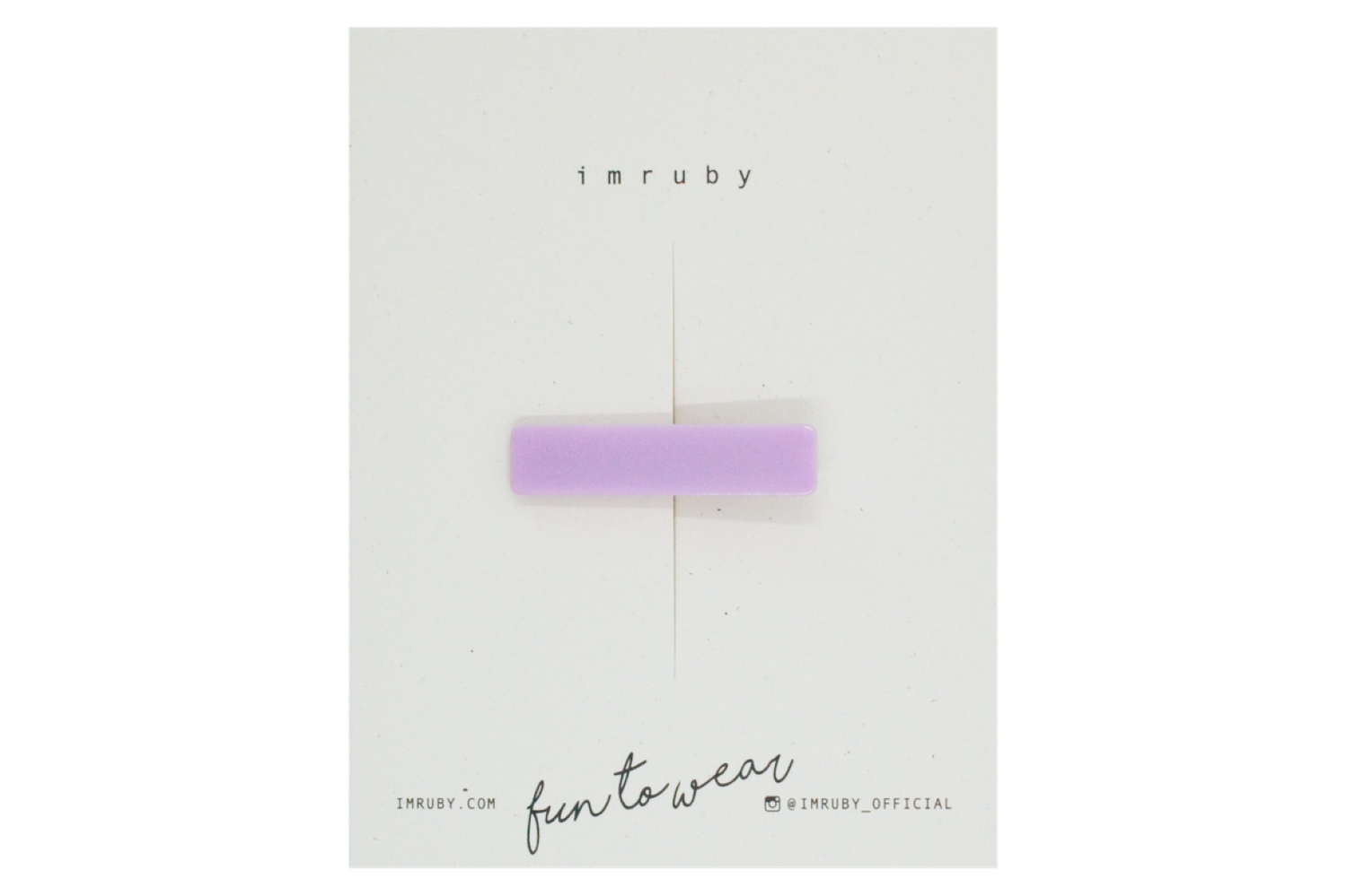 Imruby | Bar Clip Faye