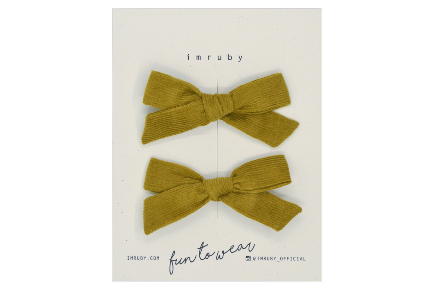 Imruby | Mini Bows Nelly