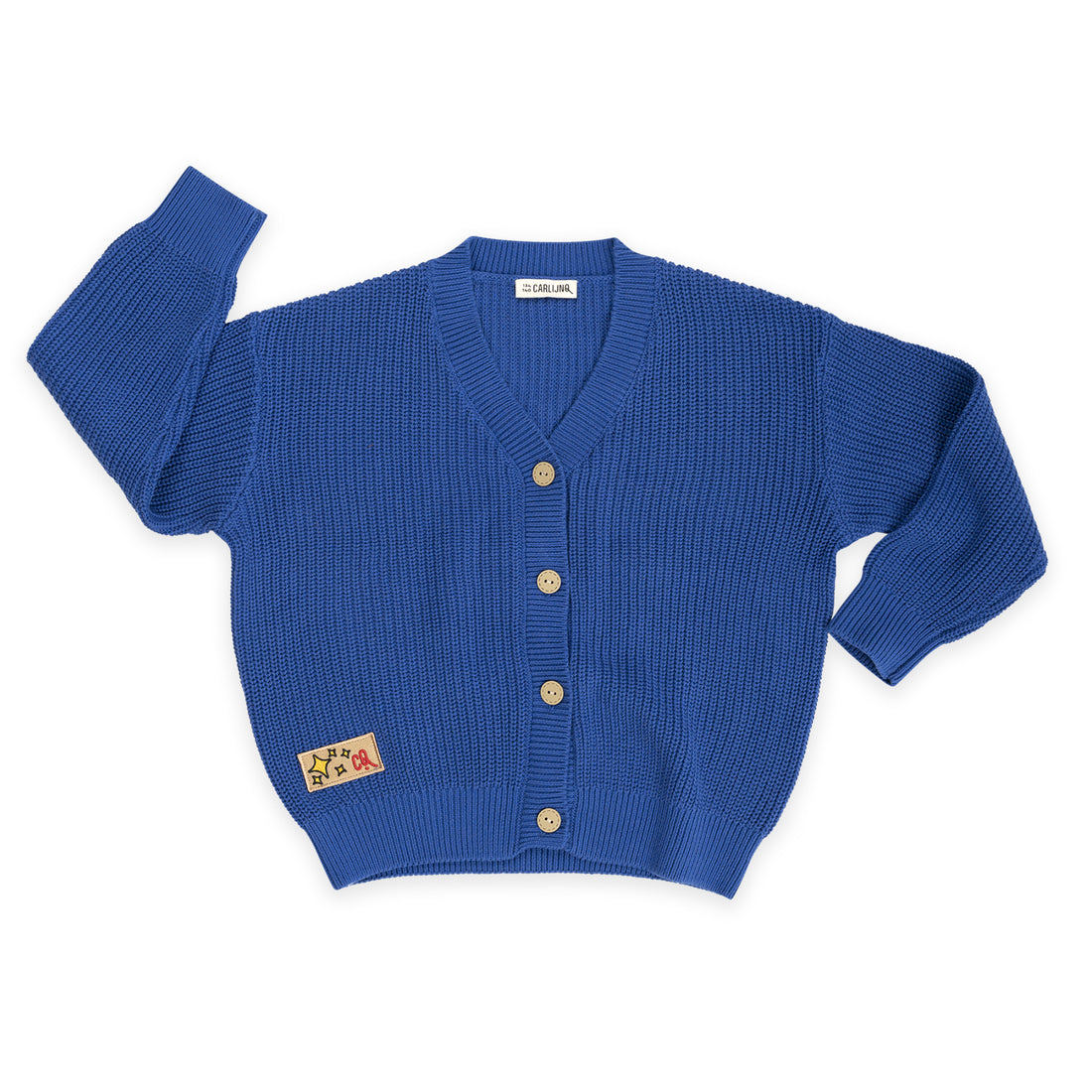 Knitted Cardigan Cobalt Blue van CarlijnQ