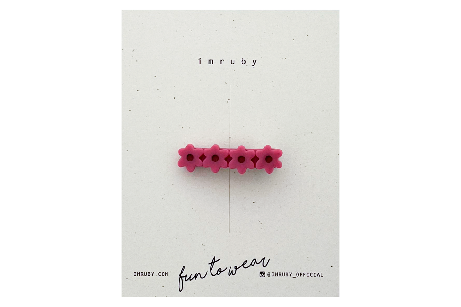 Imruby | Flower Clip Loulou