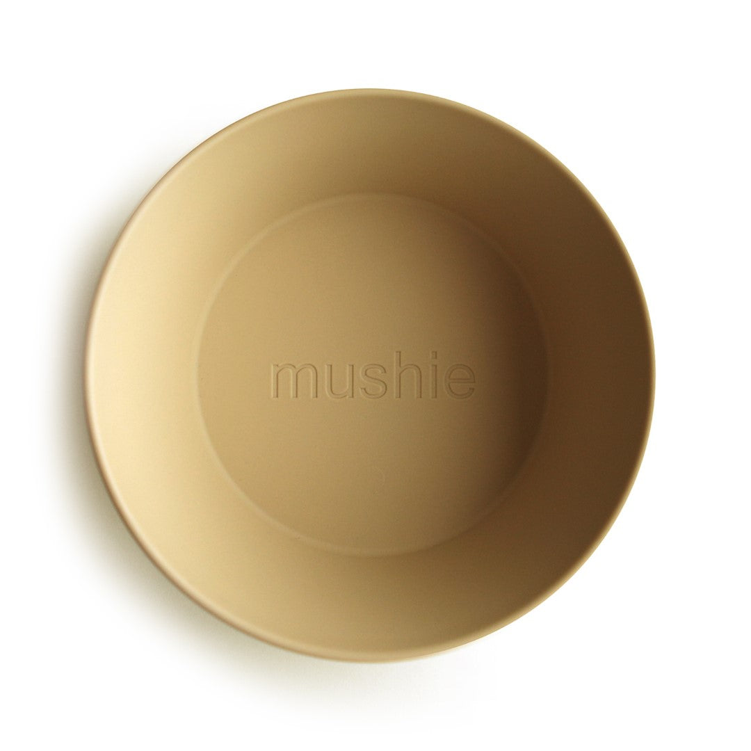Mushie | Bowl Round Mustard