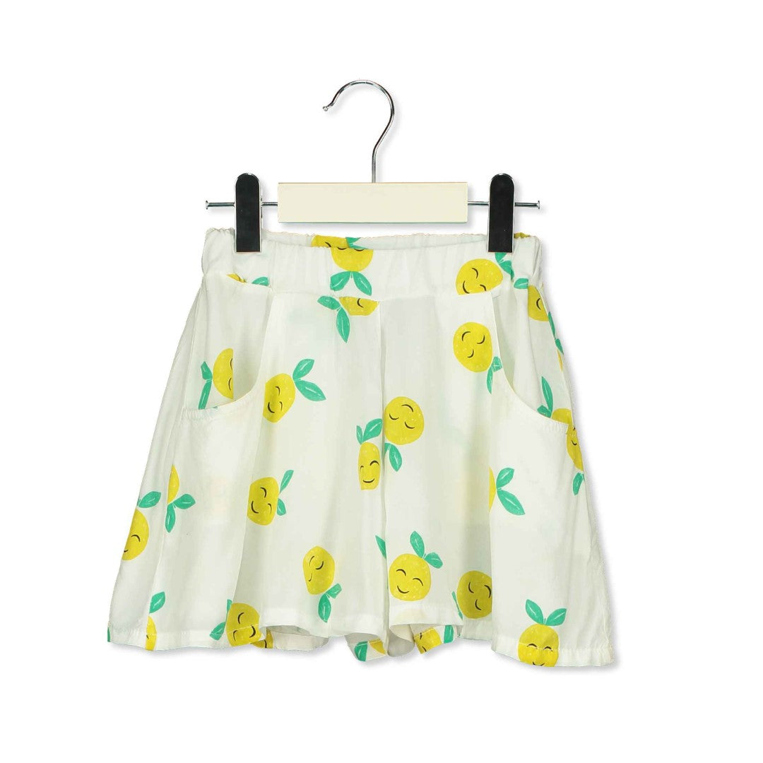 Trouser Skirt Shorts Off White Grapefruits van Lötiekids