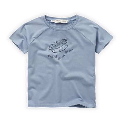 T-shirt Raglan Torta Della Nonna Sky Blue van Sproet &amp; Sprout