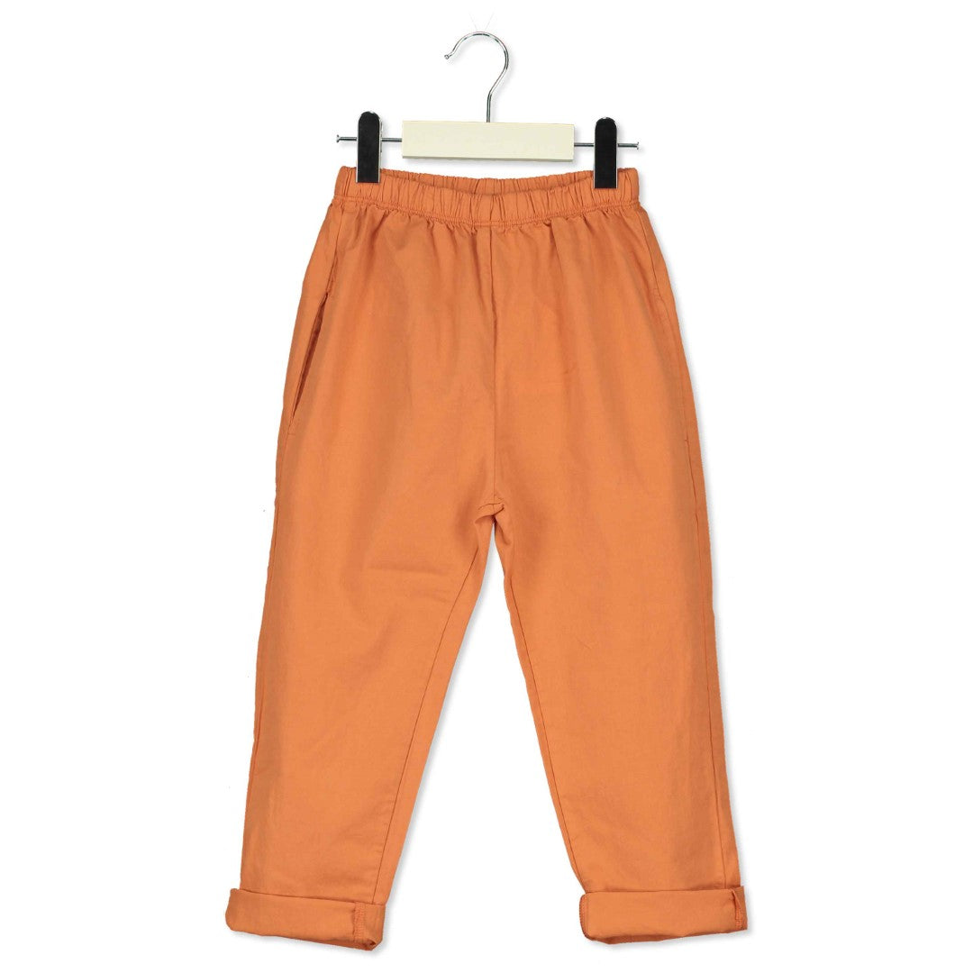 Woven Pants Orange Solid van Lötiekids