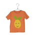 Retro T-shirt Orange Smiley Grapefruit van Lötiekids
