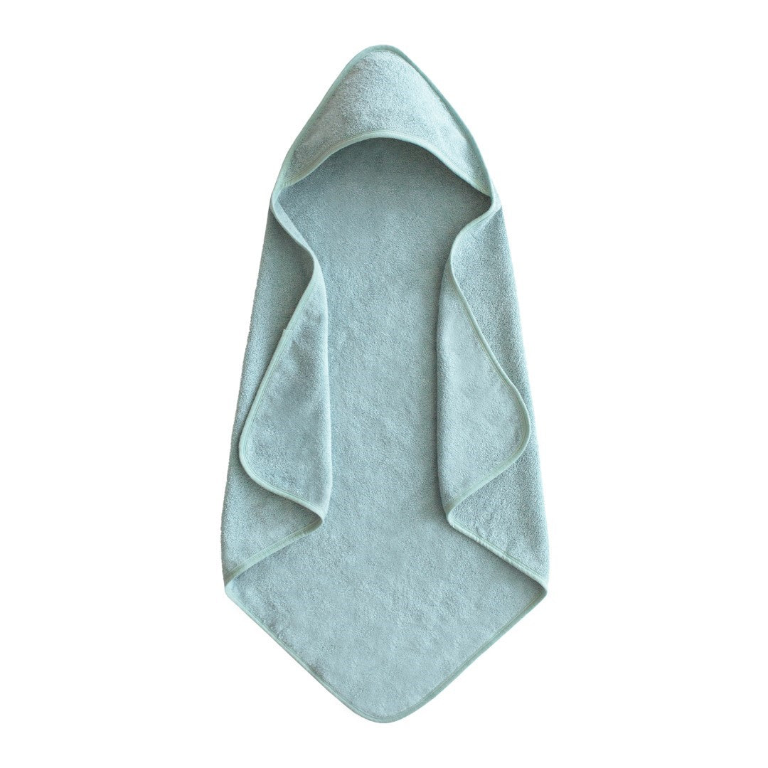 Mushie | Hooded Towel Sea Mist