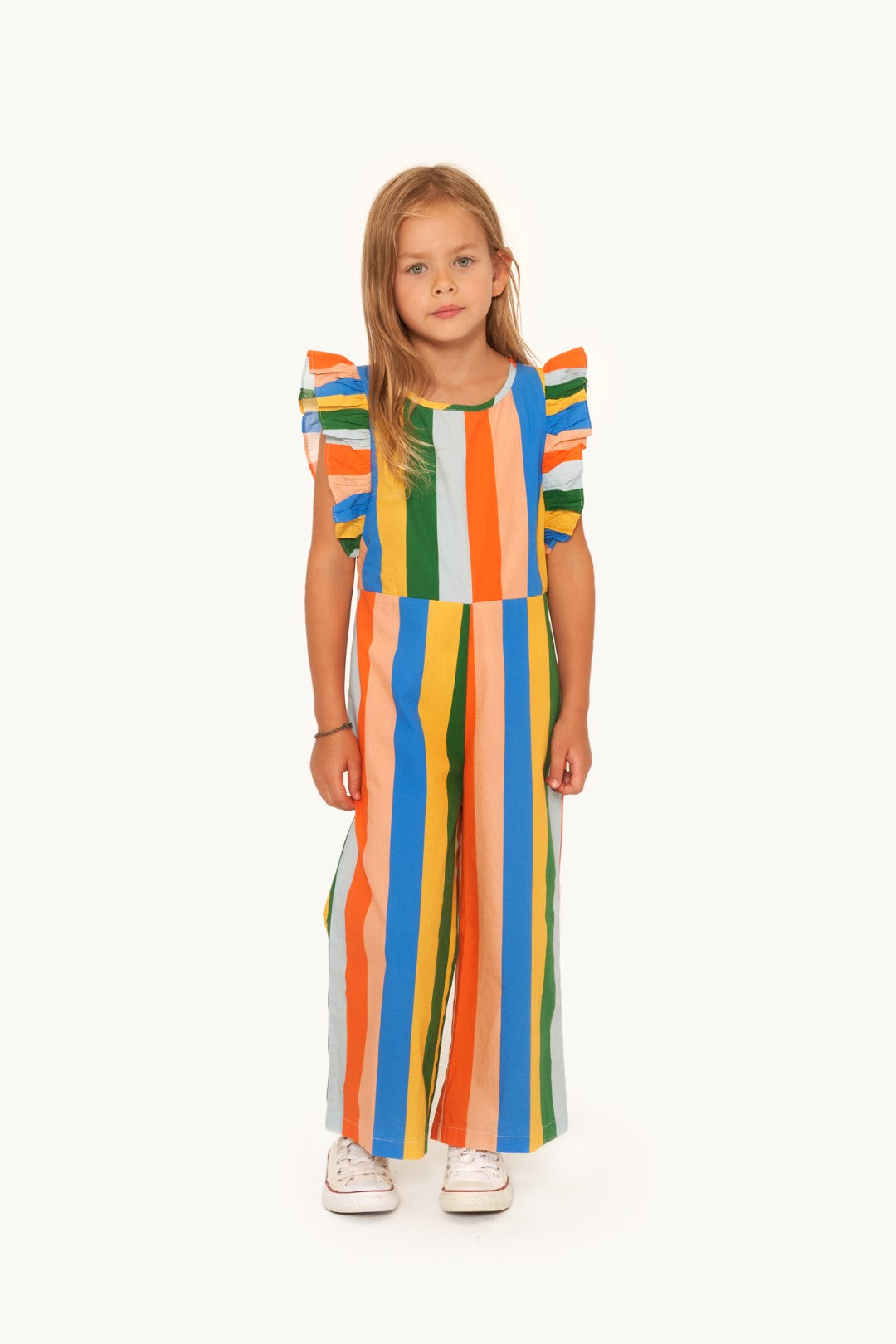 Multicolor Stripes Overall