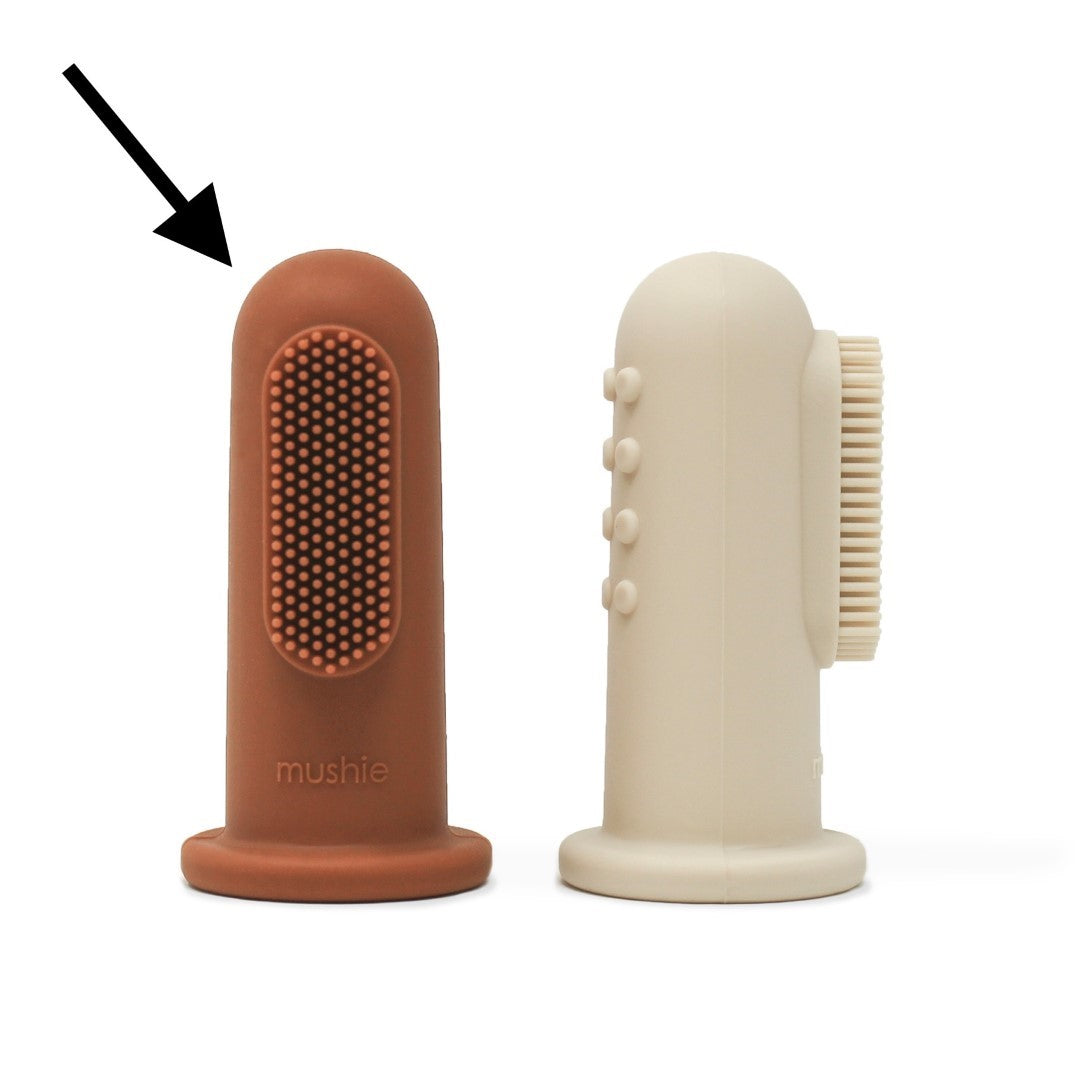 Mushie | Finger Toothbrush Clay