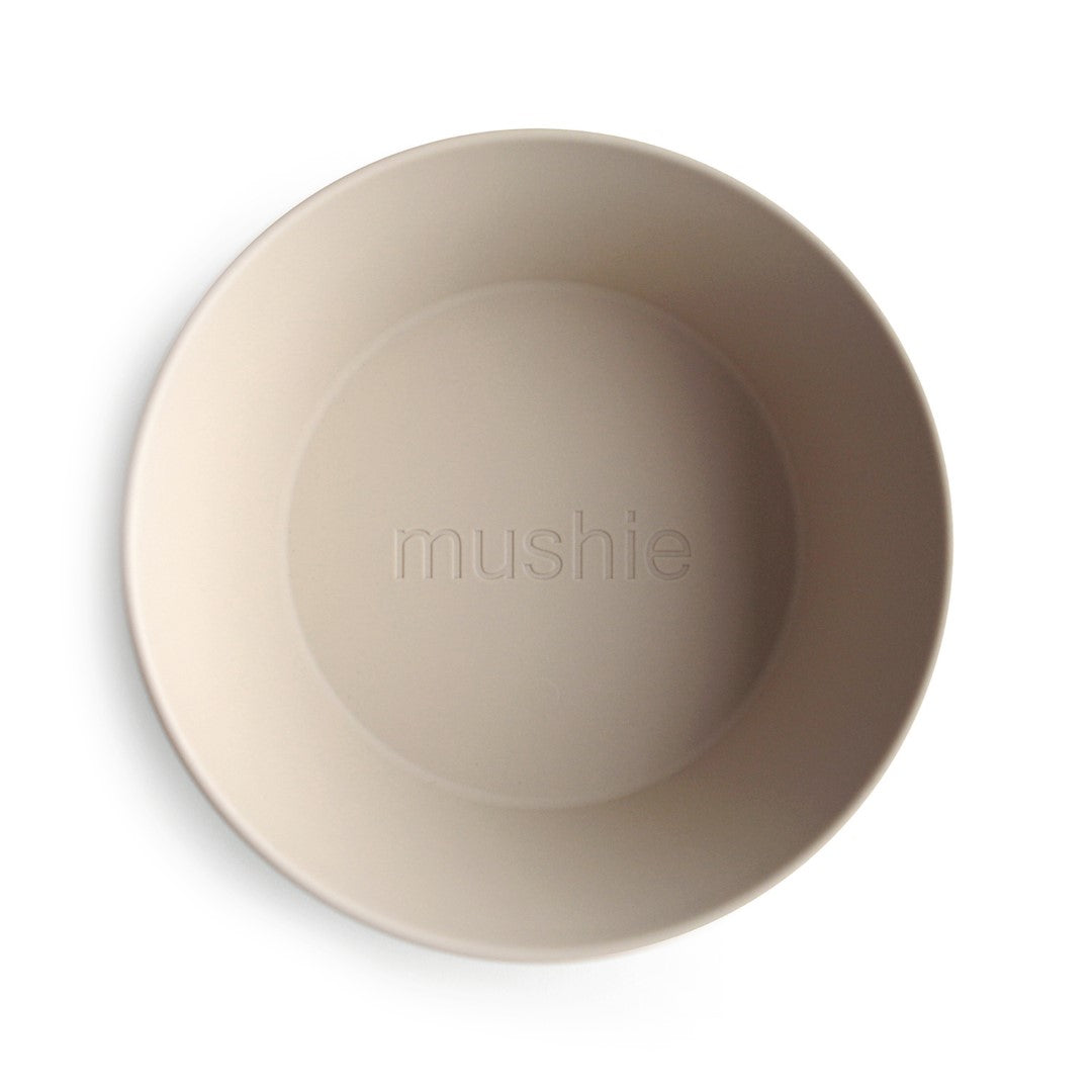Mushie | Bowl Round Vanilla