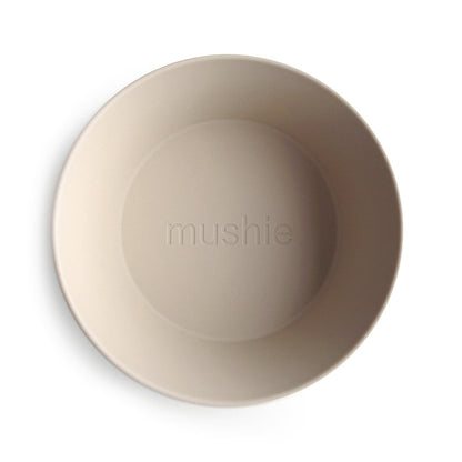 Mushie | Bowl Round Vanilla