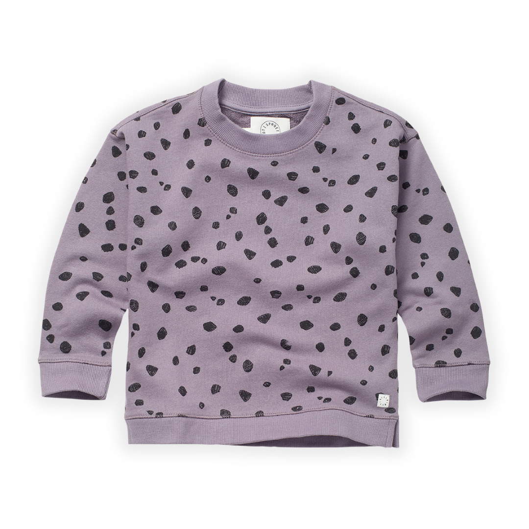 Sweatshirt Animal Print Ice Purple van Sproet &amp; Sprout