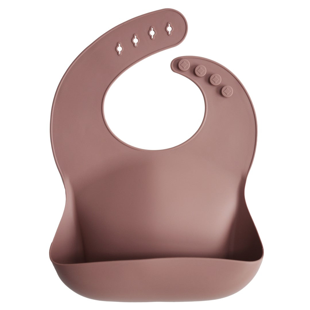 Mushie | Silicone Bib Woodchuck