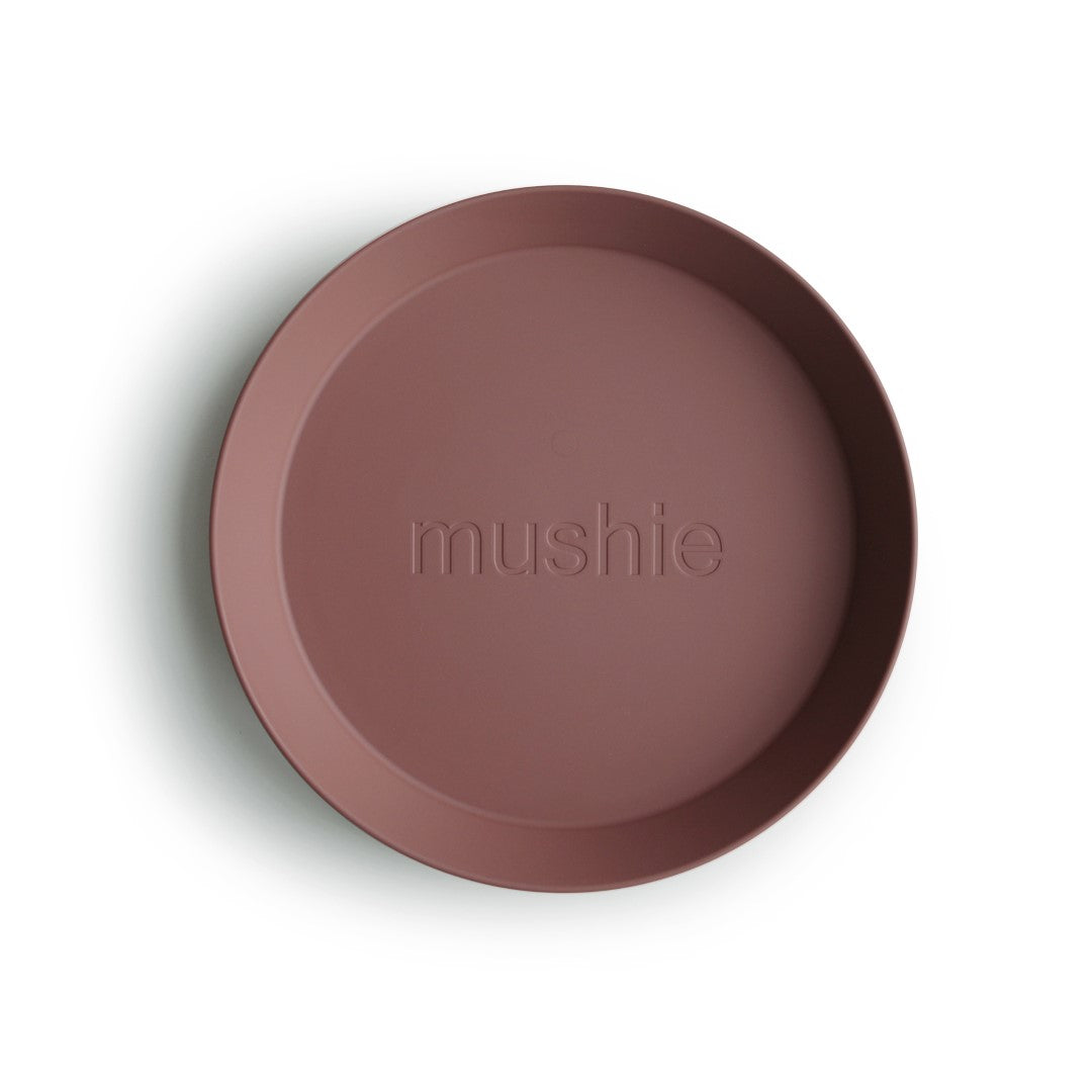 Mushie | Plate Round Woodchuck