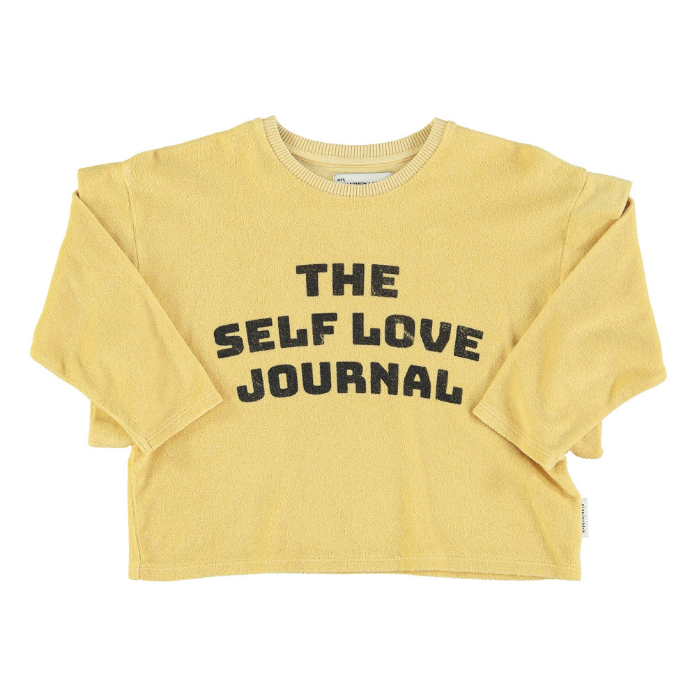 Longsleeve Pastel Yellow Self Love Journal van Piupiuchick